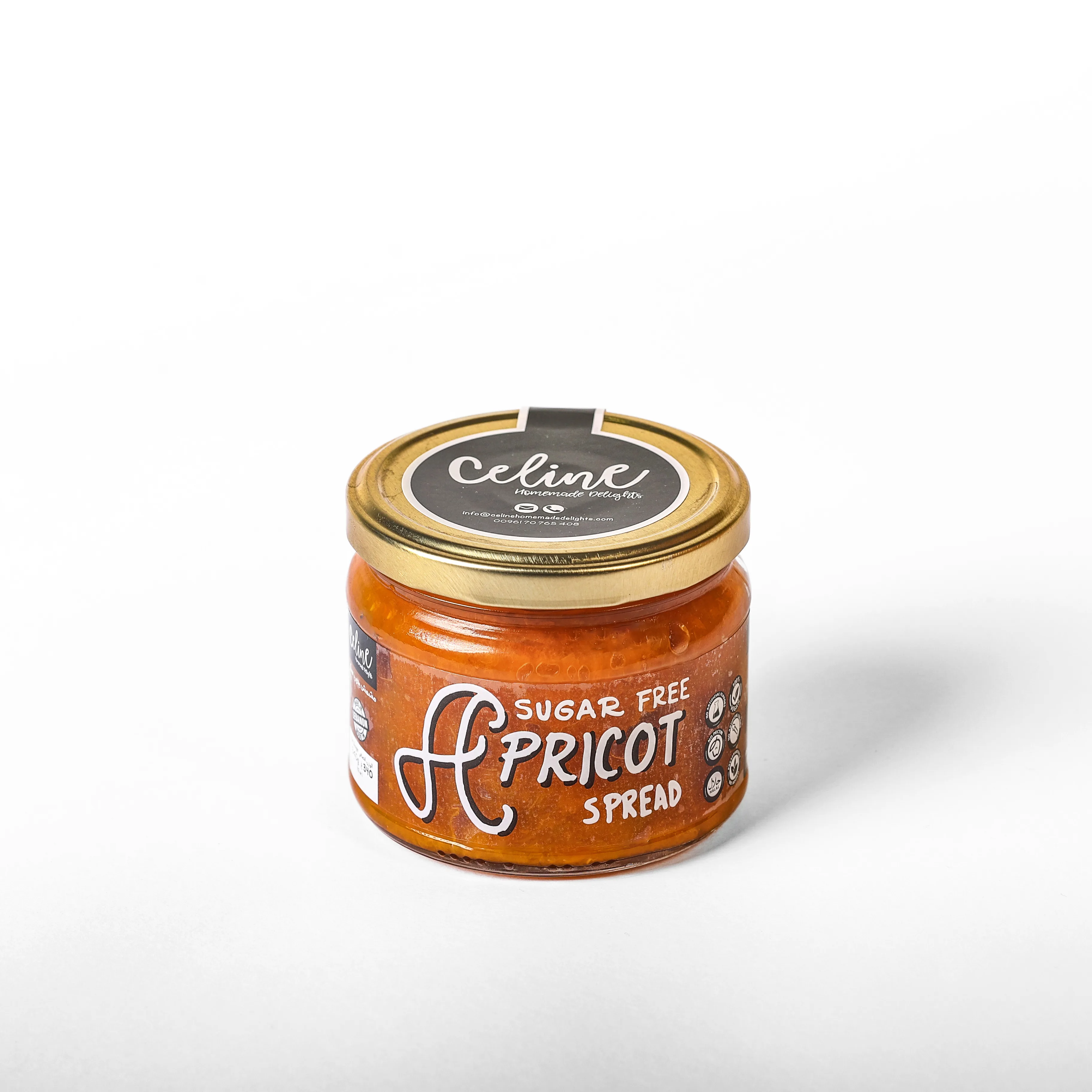 Apricot Sugar Free - Celine artisan Lebanese product